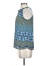 Collective Concepts 100% Polyester Blue Sleeveless Blouse Size XS - photo 5