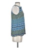 Collective Concepts 100% Polyester Blue Sleeveless Blouse Size XS - photo 4