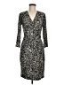 Anne Klein Animal Print Gray Cocktail Dress Size 6 - photo 1