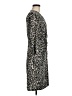 Anne Klein Animal Print Gray Cocktail Dress Size 6 - photo 4