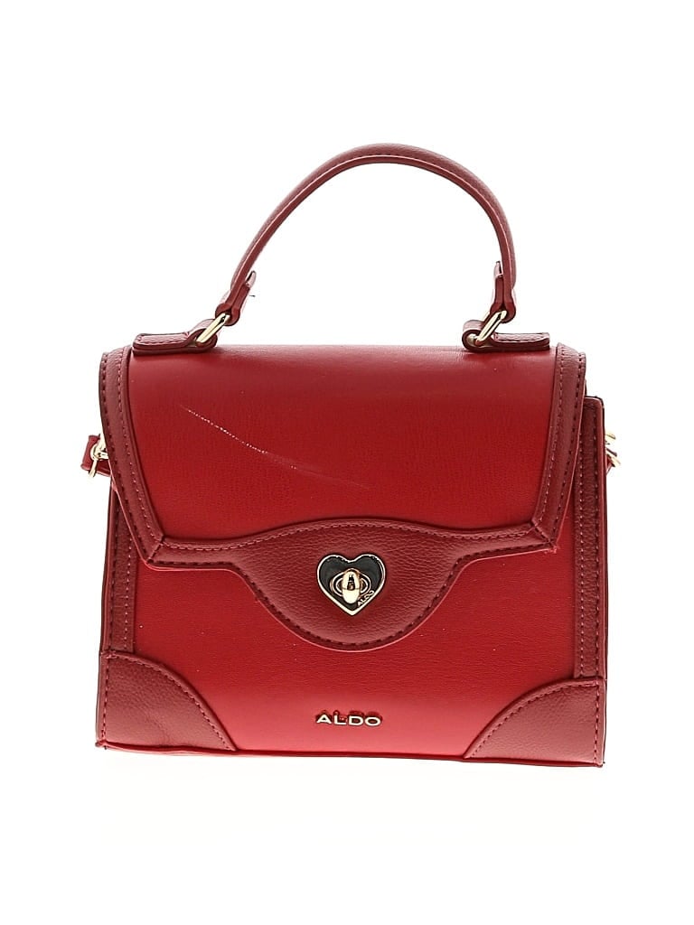 Pre-owned Aldo Satchel In Red