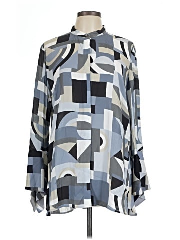 Lafayette 148 New York Long Sleeve Blouse (view 1)