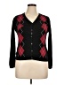 DressBarn Argyle Black 3/4 Sleeve Blouse Size XL (petite) - photo 1