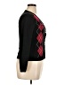 DressBarn Argyle Black 3/4 Sleeve Blouse Size XL (petite) - photo 4