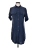 Equipment 100% Silk Blue Short Sleeve Silk Top Size XS - photo 1