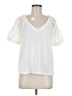 Sunday in Brooklyn White Short Sleeve Top Size M - photo 1