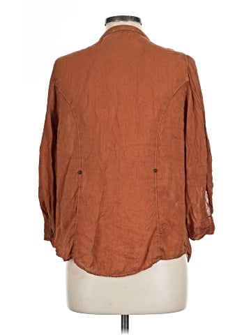 Maven West 3/4 Sleeve Button-Down Shirt (view 2)