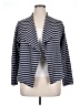 Caslon 100% Cotton Stripes Blue Blazer Size XL - photo 1