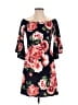 Espresso Floral Black Casual Dress Size S - photo 1