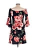 Espresso Floral Black Casual Dress Size S - photo 2