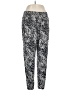 H&M 100% Rayon Animal Print Silver Casual Pants Size L - photo 1