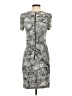 Jessica Simpson Houndstooth Multi Color Silver Cocktail Dress Size 2 - photo 2