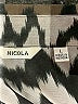 Nicola 100% Polyester Chevron-herringbone Silver 3/4 Sleeve Blouse Size L - photo 7