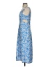 Unbranded 100% Polyester Paisley Blue Casual Dress Size 4 - photo 5