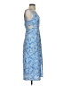 Unbranded 100% Polyester Paisley Blue Casual Dress Size 4 - photo 4