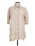 Shein 100% Polyester Tan 3/4 Sleeve Blouse Size L - photo 1
