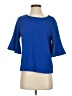 CeCe Blue 3/4 Sleeve Top Size S - photo 1