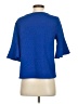 CeCe Blue 3/4 Sleeve Top Size S - photo 2