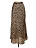 Unbranded 100% Polyester Animal Print Tan Casual Skirt Size 2 (estimated) - photo 1
