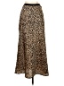 Unbranded 100% Polyester Animal Print Tan Casual Skirt Size 2 (estimated) - photo 2