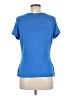 St. John Blue Short Sleeve Top Size M - photo 2