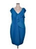 Alexia Admor Blue Cocktail Dress Size 3X - photo 1