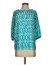 Aqua 100% Polyester Teal 3/4 Sleeve Blouse Size S - photo 1
