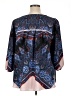Gibson Latimer 100% Polyester Blue 3/4 Sleeve Blouse Size XL - photo 2