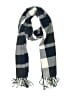 Plush Checkered-gingham Gray Blue Scarf One size - photo 1