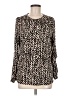 Dana Buchman Black Long Sleeve Blouse Size M - photo 1