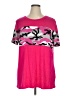 Cherish Pink Short Sleeve Top Size 1X - photo 1