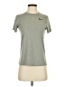 Nike 100% Polyester Gray Active T-Shirt Size S - photo 1