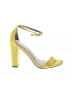 Dream Pairs Color Block Yellow Heels Size 6 1/2 - photo 1