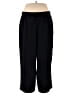 Ella by Rafaella 100% Polyester Solid Black Casual Pants Size XL - photo 1
