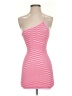 MNG Stripes Pink Cocktail Dress Size XS - photo 1