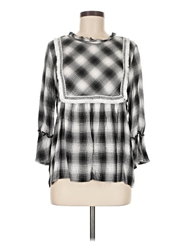 Blue Rain 3/4 Sleeve Blouse (view 1)