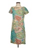 Talbots 100% Silk Paisley Green Casual Dress Size 2 - photo 1