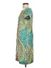 Talbots 100% Silk Paisley Green Casual Dress Size 2 - photo 5