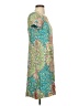 Talbots 100% Silk Paisley Green Casual Dress Size 2 - photo 4
