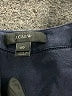 J.Crew 100% Silk Blue Long Sleeve Silk Top Size 00 - photo 6