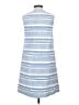 J. McLaughlin Stripes Blue Casual Dress Size S - photo 2