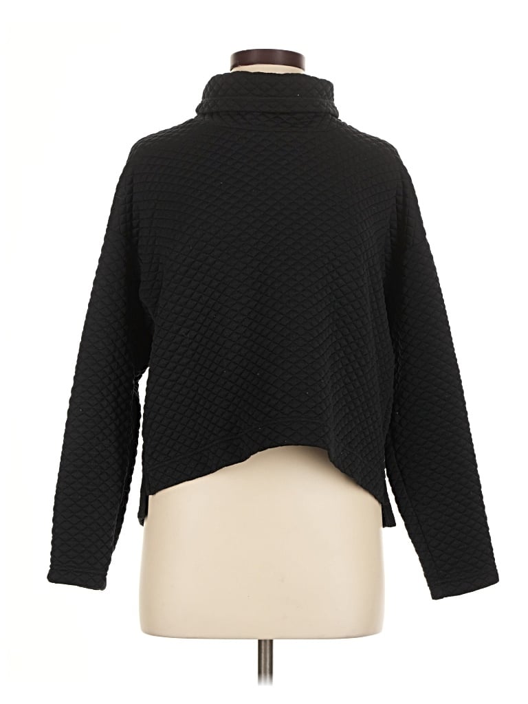 Pre-owned New Balance Turtleneck Sweater In Black