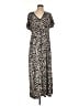 Soma Animal Print Black Casual Dress Size L - photo 1