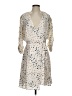 Habitual Print Ivory Cocktail Dress Size S - photo 1