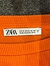 Zara Solid Orange Cocktail Dress Size S - photo 7