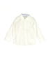 Zara Kids Solid Ivory Long Sleeve Button-Down Shirt Size 4 - photo 1