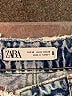 Zara Chevron-herringbone Blue Jeans Size 0 - photo 7