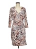 Jennifer Lopez Animal Print Brown Casual Dress Size M - photo 1