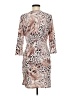 Jennifer Lopez Animal Print Brown Casual Dress Size M - photo 2