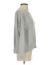 Ann Taylor LOFT 100% Cotton Solid Gray Pullover Sweater Size S - photo 4